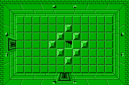 The legend of Zelda - Plan (carte) du niveau 5 de la quête 1 : Le Lézard (Zelda I Nes mini)