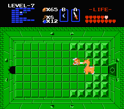 Zelda 1 - Solution du donjon 7 de la quête 1 : Le Démon (Zelda I Nes mini)