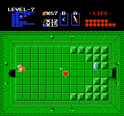 Zelda 1 - Solution du donjon 7 de la quête 1 : Le Démon (Zelda I Nes mini)