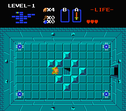 Zelda 1 - Les objets dans la quête 1 de the legend of Zelda (Zelda I Nes mini) - Arc