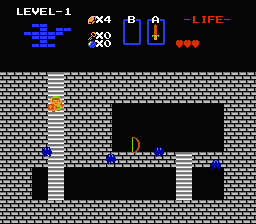 Zelda 1 - Les objets dans la quête 1 de the legend of Zelda (Zelda I Nes mini) - Arc