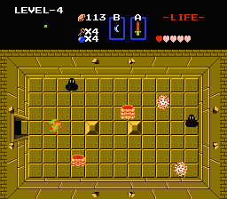 Zelda 1 - Les objets dans la quête 1 de the legend of Zelda (Zelda I Nes mini) - Echelle