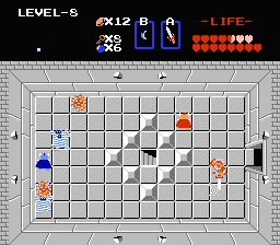 Zelda 1 - Les objets dans la quête 1 de the legend of Zelda (Zelda I Nes mini) - Livre magique