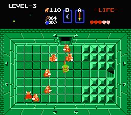 Zelda 1 - Les objets dans la quête 1 de the legend of Zelda (Zelda I Nes mini) - Radeau