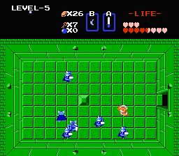 Zelda 1 - Les objets dans la quête 1 de the legend of Zelda (Zelda I Nes mini) - Sifflet