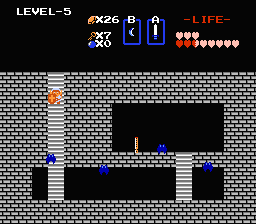 Zelda 1 - Les objets dans la quête 1 de the legend of Zelda (Zelda I Nes mini) - Sifflet