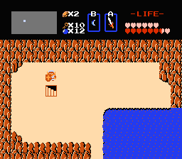 Zelda 1 - Les objets dans la quête 1 de the legend of Zelda (Zelda I Nes mini) - Appât pour l'ennemi