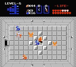 Zelda 1 - Les objets dans la quête 1 de the legend of Zelda (Zelda I Nes mini) - Clé magique