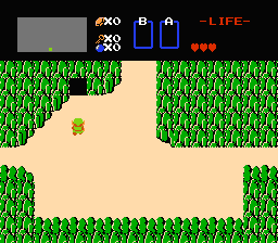 Zelda 1 - Les objets dans la quête 1 de the legend of Zelda (Zelda I Nes mini) - Epée de bois
