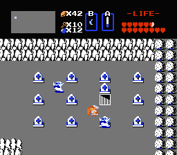 Zelda 1 - Les objets dans la quête 1 de the legend of Zelda (Zelda I Nes mini) - Epée magique