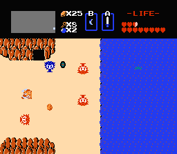 Zelda 1 - Les objets dans la quête 1 de the legend of Zelda (Zelda I Nes mini) - Flèches en bois