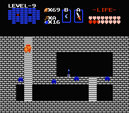 Zelda 1 - Les objets dans la quête 1 de the legend of Zelda (Zelda I Nes mini) - Flèche d'argent