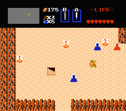 3ème container de coeur Zelda 1 - Tous les conteneurs de coeur de la Quête 2 The Legend Of Zelda sur Nes mini