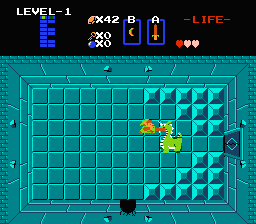 Zelda 1 - Solution du donjon 1 de la quête 2 : Le E (Zelda I Nes mini)