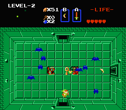 Zelda 1 - Solution du donjon 2 de la quête 2 : Le A (Zelda I Nes mini)
