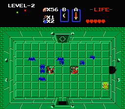 Zelda 1 - Solution du donjon 2 de la quête 2 : Le A (Zelda I Nes mini)