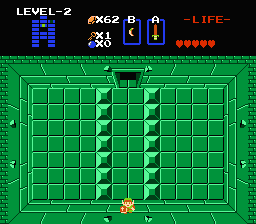Zelda 1 - Solution du donjon 2 de la quête 2 : Le A (Zelda I Nes mini)