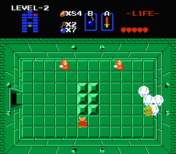 Zelda 1 - Solution du donjon 2 de la quête 2 : Le A (Zelda I Nes mini)