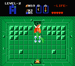Zelda 1 - Solution du donjon 2 de la quête 2 : Le A (Zelda I Nes mini)