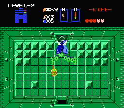 Zelda 1 - Solution du donjon 2 de la quête 2 : Le A (Zelda I Nes mini)