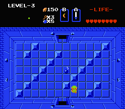 Zelda 1 - Solution du donjon 3 de la quête 2 : Le L (Zelda I Nes mini)