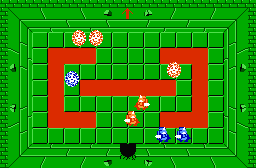 The legend of Zelda - Plan (carte) du niveau 4 de la quête 2 : Le D (Zelda I Nes mini)