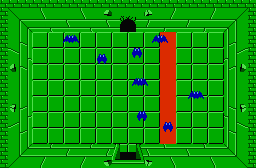 The legend of Zelda - Plan (carte) du niveau 4 de la quête 2 : Le D (Zelda I Nes mini)