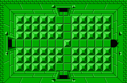The legend of Zelda - Plan (carte) du niveau 4 de la quête 2 : Le D (Zelda I Nes mini)