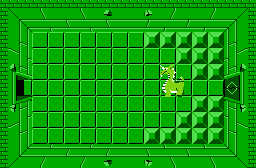 The legend of Zelda - Plan (carte) du niveau 4 de la quête 2 : Le D (Zelda I Nes mini)