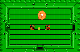 The legend of Zelda - Plan (carte) du niveau 4 de la quête 2 : Le D (Zelda I Nes mini)