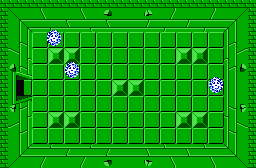 The legend of Zelda - Plan (carte) du niveau 4 de la quête 2 : Le D (Zelda I Nes mini)