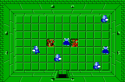 The legend of Zelda - Plan (carte) du niveau 4 de la quête 2 : Le D (Zelda I Nes mini)