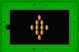 The legend of Zelda - Plan (carte) du niveau 4 de la quête 2 : Le D (Zelda I Nes mini)