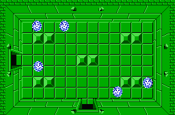 The legend of Zelda - Plan (carte) du niveau 4 de la quête 2 : Le D (Zelda I Nes mini)