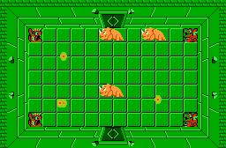 The legend of Zelda - Plan (carte) du niveau 4 de la quête 2 : Le D (Zelda I Nes mini)