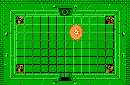 The legend of Zelda - Plan (carte) du niveau 4 de la quête 2 : Le D (Zelda I Nes mini)