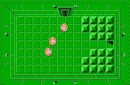 The legend of Zelda - Plan (carte) du niveau 4 de la quête 2 : Le D (Zelda I Nes mini)
