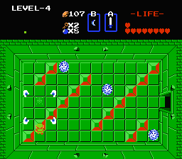 Zelda 1 - Solution du donjon 4 de la quête 2 : Le D (Zelda I Nes mini)