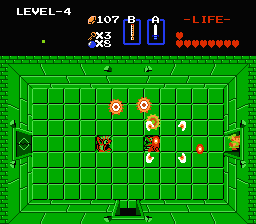 Zelda 1 - Solution du donjon 4 de la quête 2 : Le D (Zelda I Nes mini)
