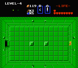 Zelda 1 - Solution du donjon 4 de la quête 2 : Le D (Zelda I Nes mini)