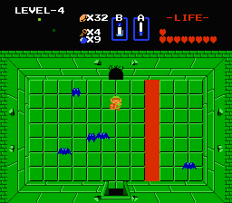 Zelda 1 - Solution du donjon 4 de la quête 2 : Le D (Zelda I Nes mini)