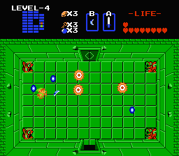 Zelda 1 - Solution du donjon 4 de la quête 2 : Le D (Zelda I Nes mini)