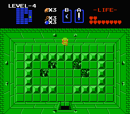 Zelda 1 - Solution du donjon 4 de la quête 2 : Le D (Zelda I Nes mini)