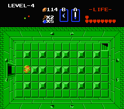 Zelda 1 - Solution du donjon 4 de la quête 2 : Le D (Zelda I Nes mini)