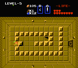 Zelda 1 - Solution du donjon 5 de la quête 2 : Le Z (Zelda I Nes mini)