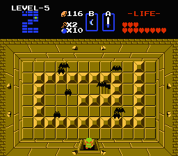 Zelda 1 - Solution du donjon 5 de la quête 2 : Le Z (Zelda I Nes mini)