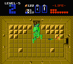 Zelda 1 - Solution du donjon 5 de la quête 2 : Le Z (Zelda I Nes mini)
