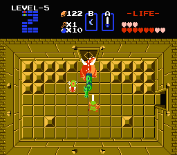Zelda 1 - Solution du donjon 5 de la quête 2 : Le Z (Zelda I Nes mini)