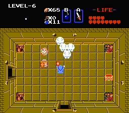 Zelda 1 - Solution du donjon 6 de la quête 2 : Le Chapeau (Zelda I Nes mini)
