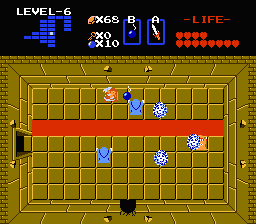 Zelda 1 - Solution du donjon 6 de la quête 2 : Le Chapeau (Zelda I Nes mini)